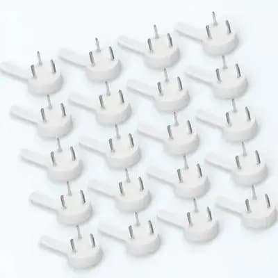 50 Pezzi Ganci per Quadri Senza Danni, Ganci da Parete Bianchi Senza Tracce per Cornici, Dipinti, Orologi, Specchi su Cartongesso e Cemento