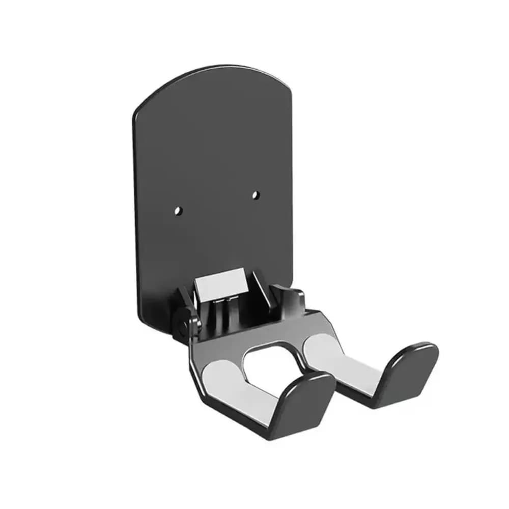 Wall folding headphone support, space-saving installation without holes, game headphone bracket, silicone slip cushion, universal