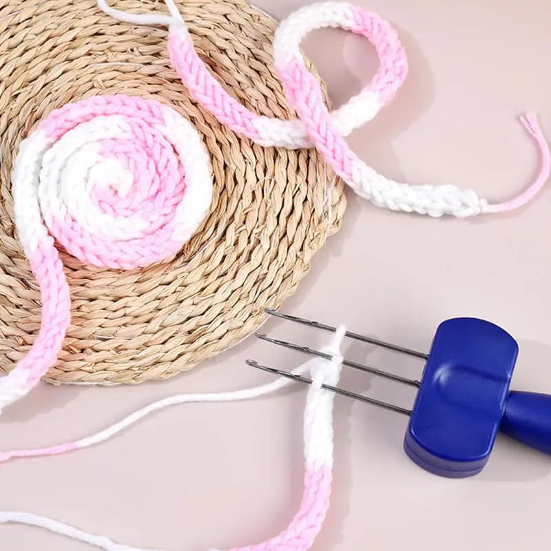 Strumento per Lavorazione a Maglia Portatile, Ago per Uncinetto per Bordature o Finiture di Progetti di Lavoro a Maglia