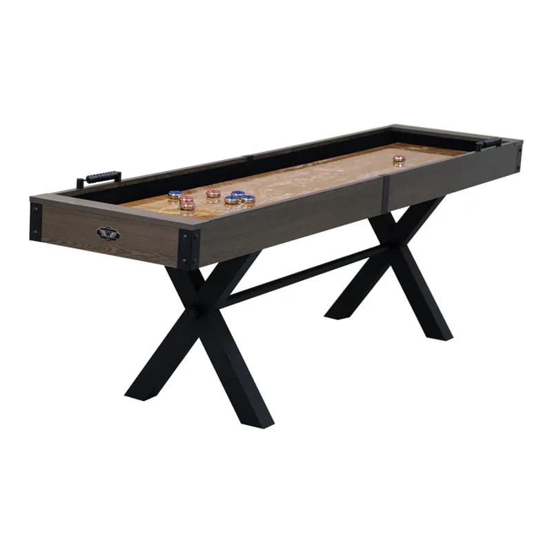 Sandpot table with painted iron legs, arch table for interior, curling table