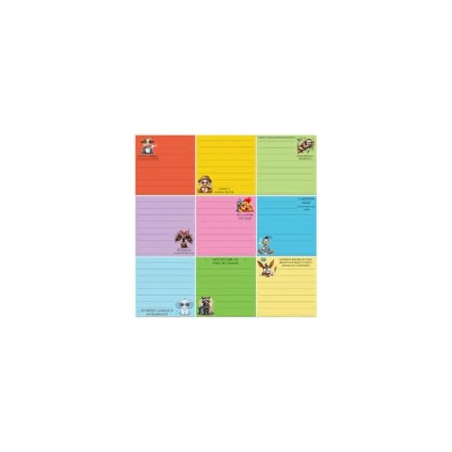 Blocchetti Adesivi Regalo - Confezione da 9 Blocchetti per Lavoro, Divertenti Blocchetti Memo Sarcasmi Autoadesivi per Colleghi, Forniture per Ufficio e Scuola