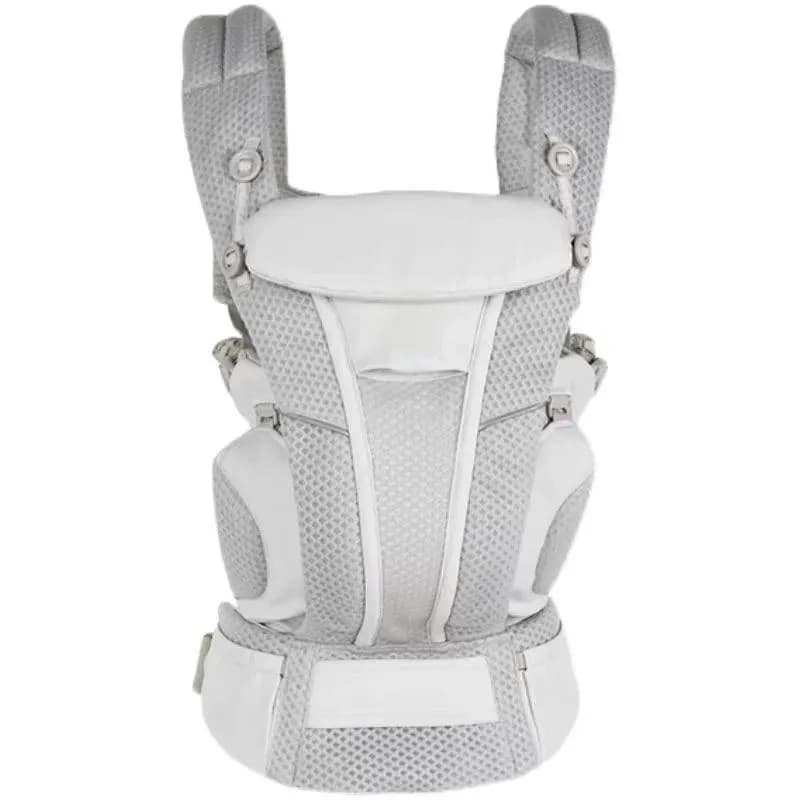 Marsupio da neonato per bambino, imbracatura ergonomica per marsupio da bambino con supporto per la testa, facile da indossare, marsupio per neonato