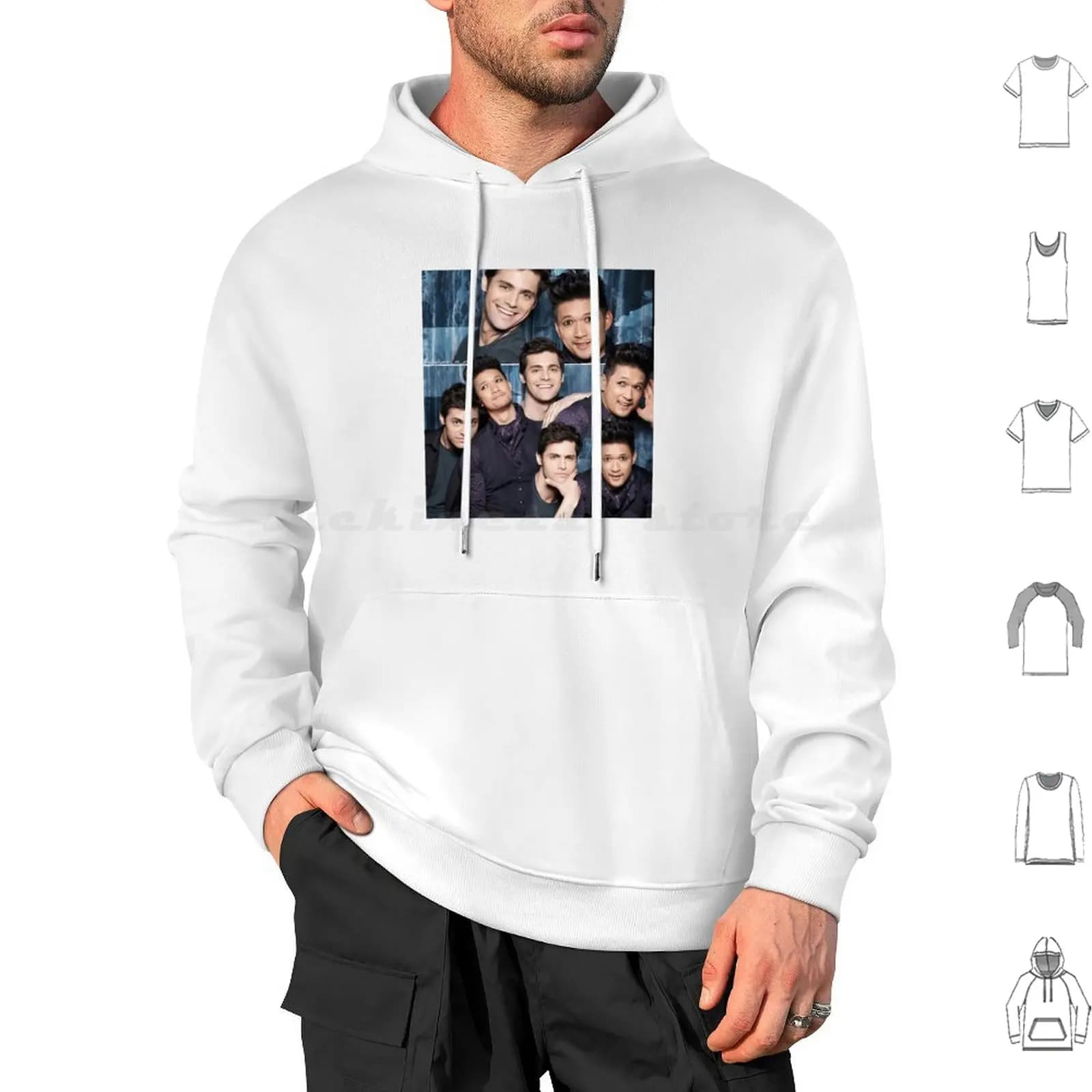 Malec Photobooth Felpa con cappuccio in cotone a maniche lunghe Photobooth Booth Cultura pop Malec Strips Machine Selfie Malec Photobooth