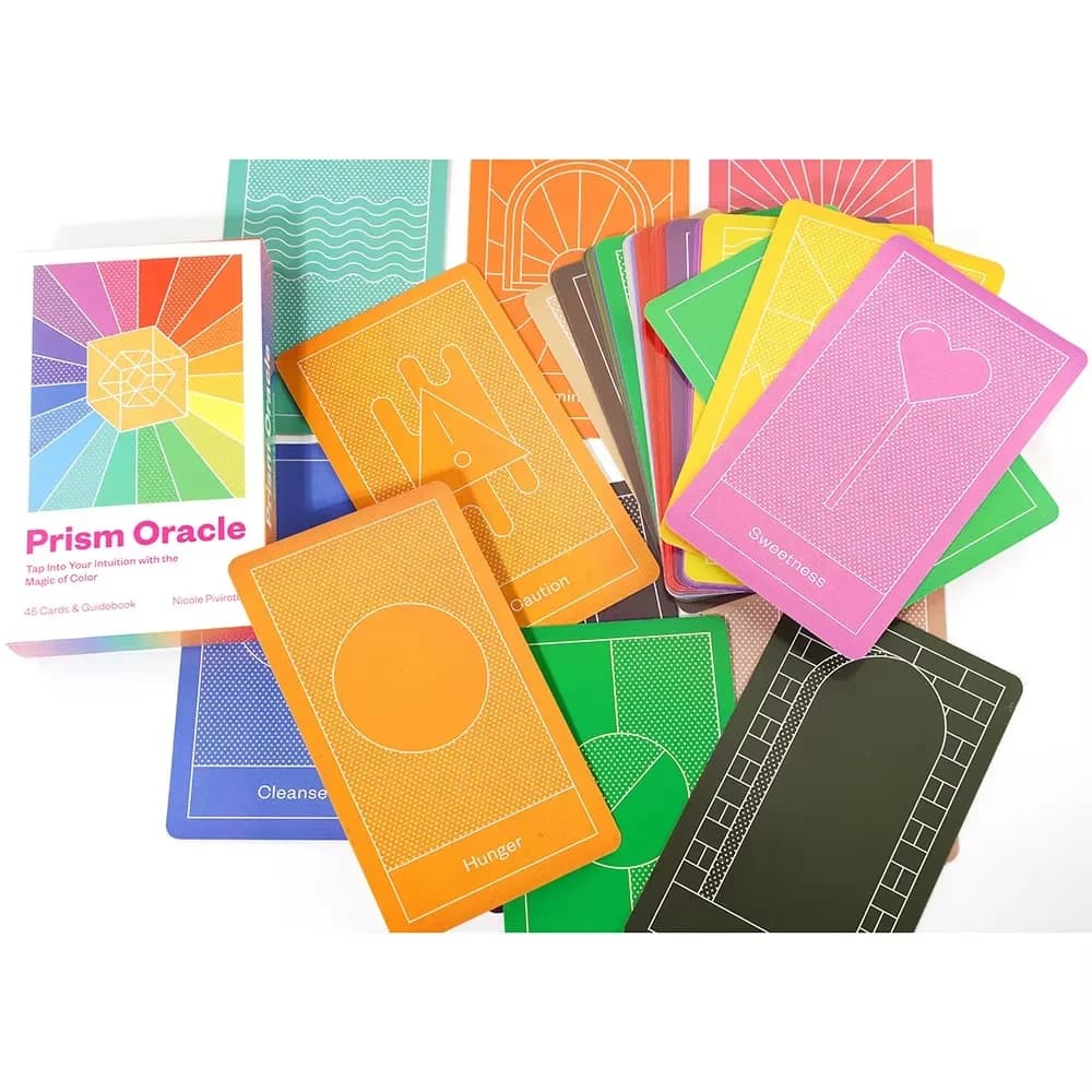 Carta Oracle Prism Tap Into Your Intuition With The Magic Of Color Cards Thoth Tarocchi Mazzo Doreen Virtue Oracle Cards Tarocchi