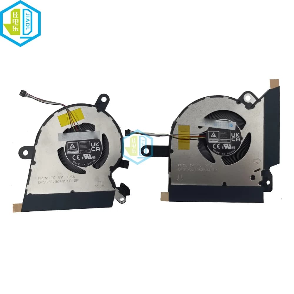 CPU GPU Fan For ASUS ROG Flow X13 GV301 GV301R GV301RA GV301RE GV301RC 2022 Gamer Notebook Cooler 13NR0A20T02011 DFS5K22305283J
