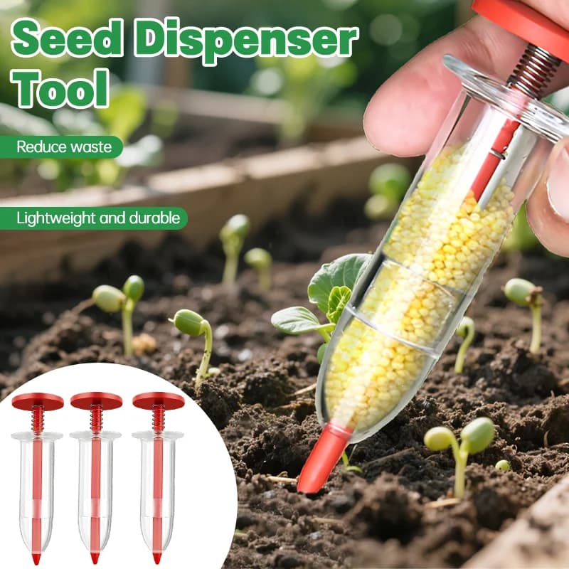 5/1PCS Plant Seed Sower Handheld Seed Dispenser Mini Manual Seeder Tool for Flower Pot & Garden Planting Garden Seedling Tool