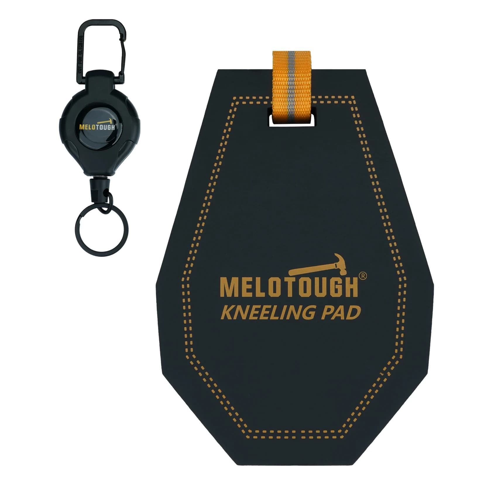 Mini imbottiture in ginocchio con bobina per badge da lavoro, cuscinetto in ginocchio in schiuma NBR morbida spessa 1 "per meccanica, edilizia, elettricisti