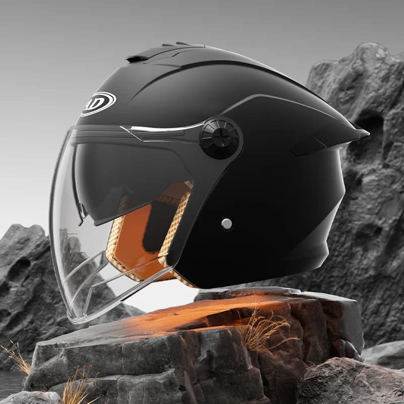 Casco Elettrico AD Factory per Uomo e Donna, per Tutte le Stagioni, Casco Moto, Accessori per Motociclette