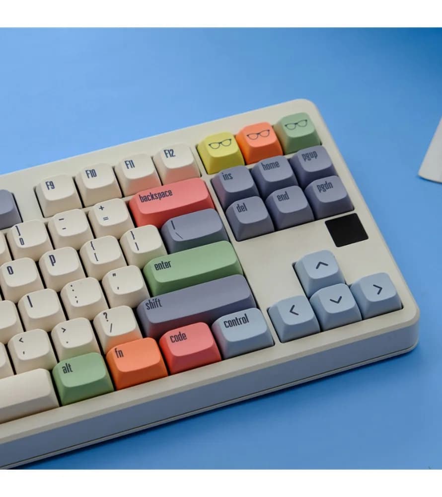Keycap Sublimation mechanical keyboard cap wooting mega lion rain 75 canvas keycap PBTXDA height