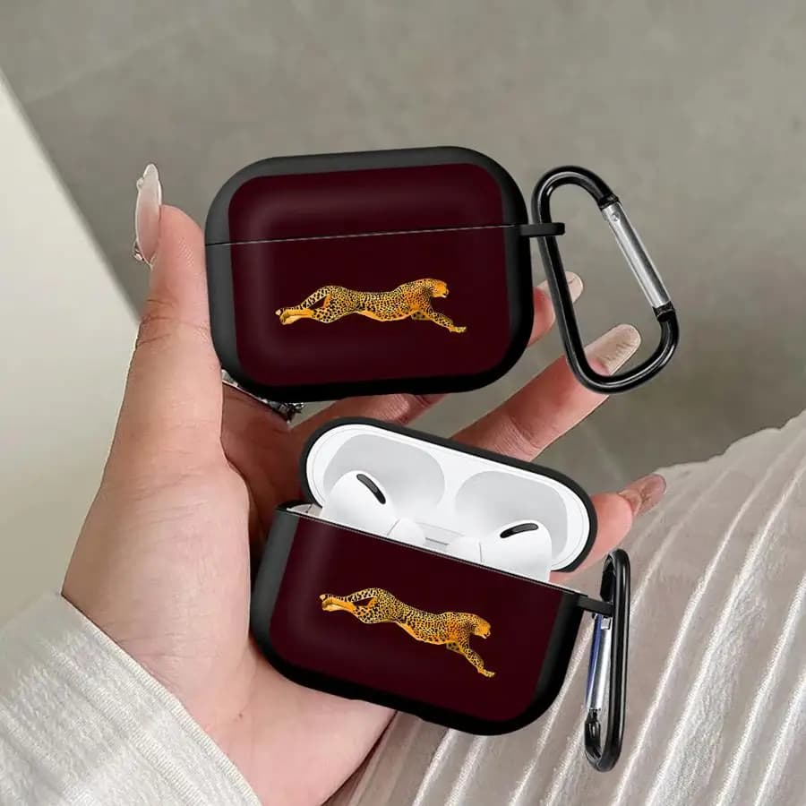 Earphone Cases Cover Case For Airpods Pro3 3 Pro2 4 2 Pro 1 Fashionable Cheetah