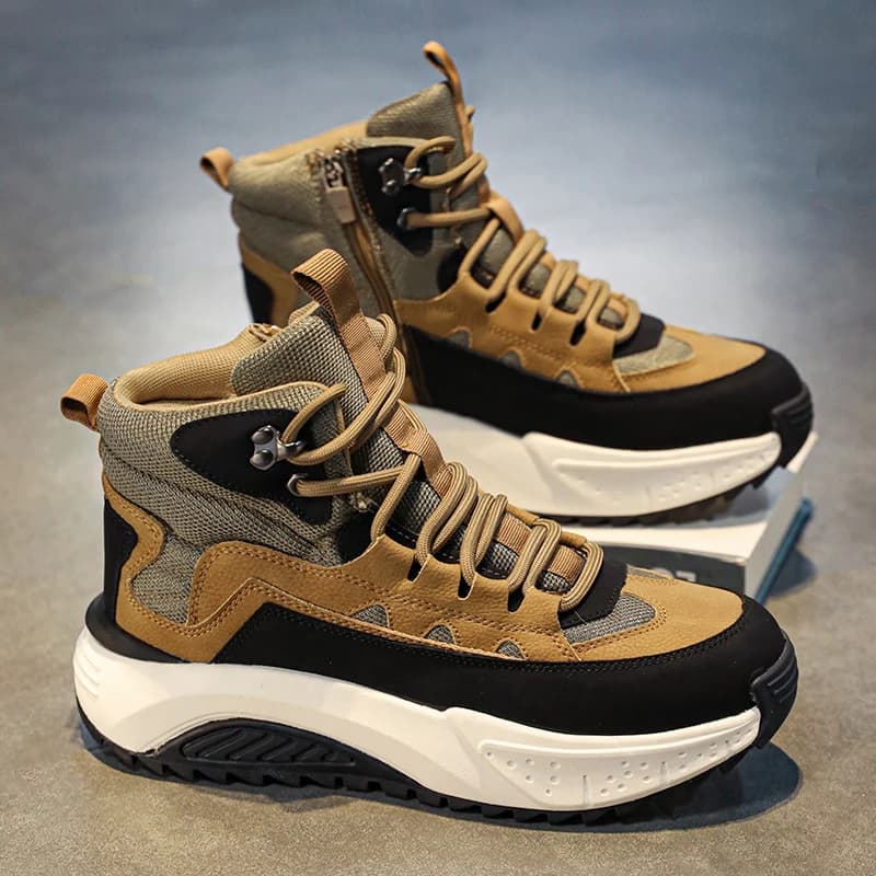 Retro Solid Color Canvas Sports Shoes Summer New Men Casual Shoes Fashionable and Comfortable Outdoor Non-slip Outsole Boots 44