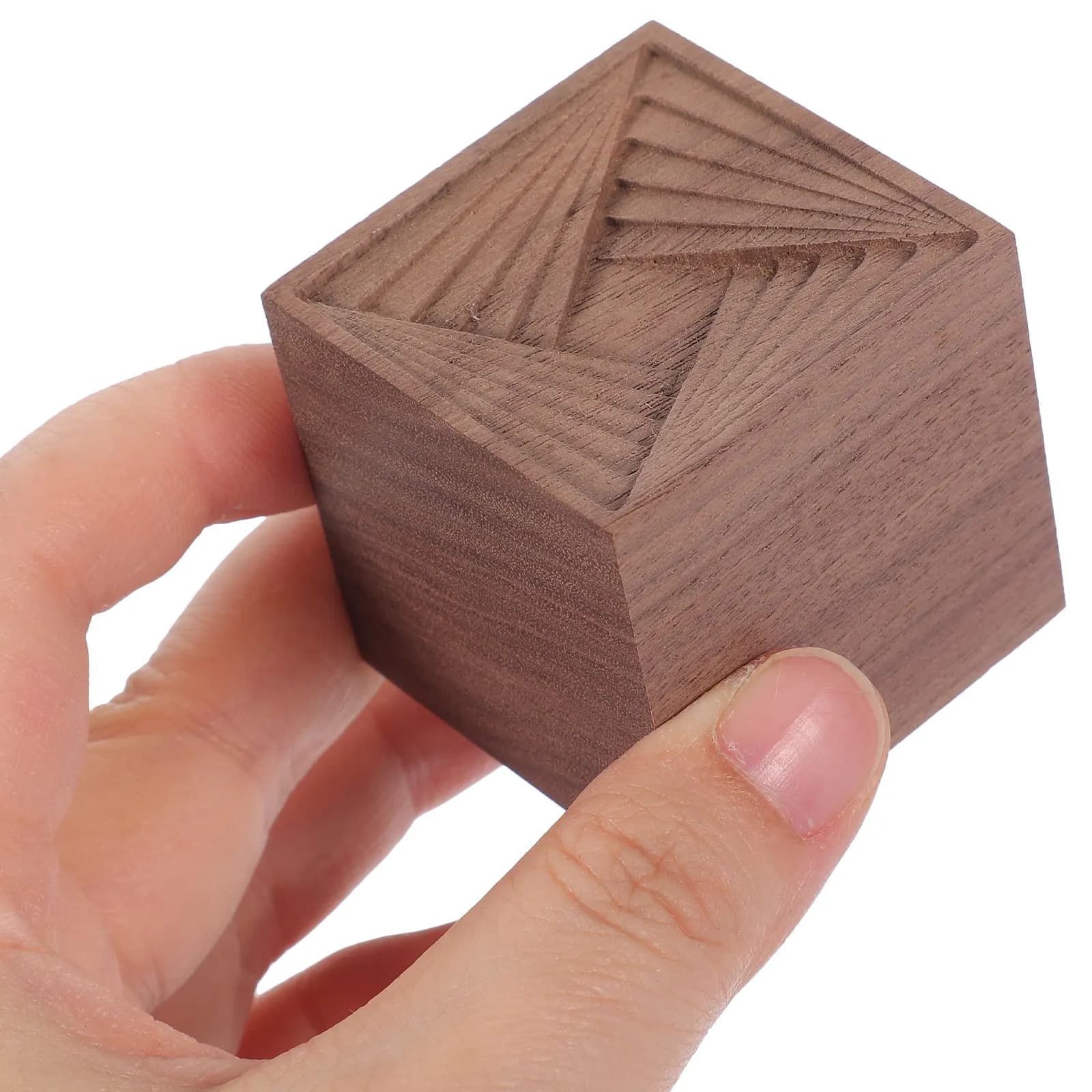 Diffusore di Oli Essenziali in Legno, Cubo per Aromaterapia, Blocco Diffusore per Casa e Auto, Diffusore di Fragranze Naturali per Interni, Casa e Ufficio
