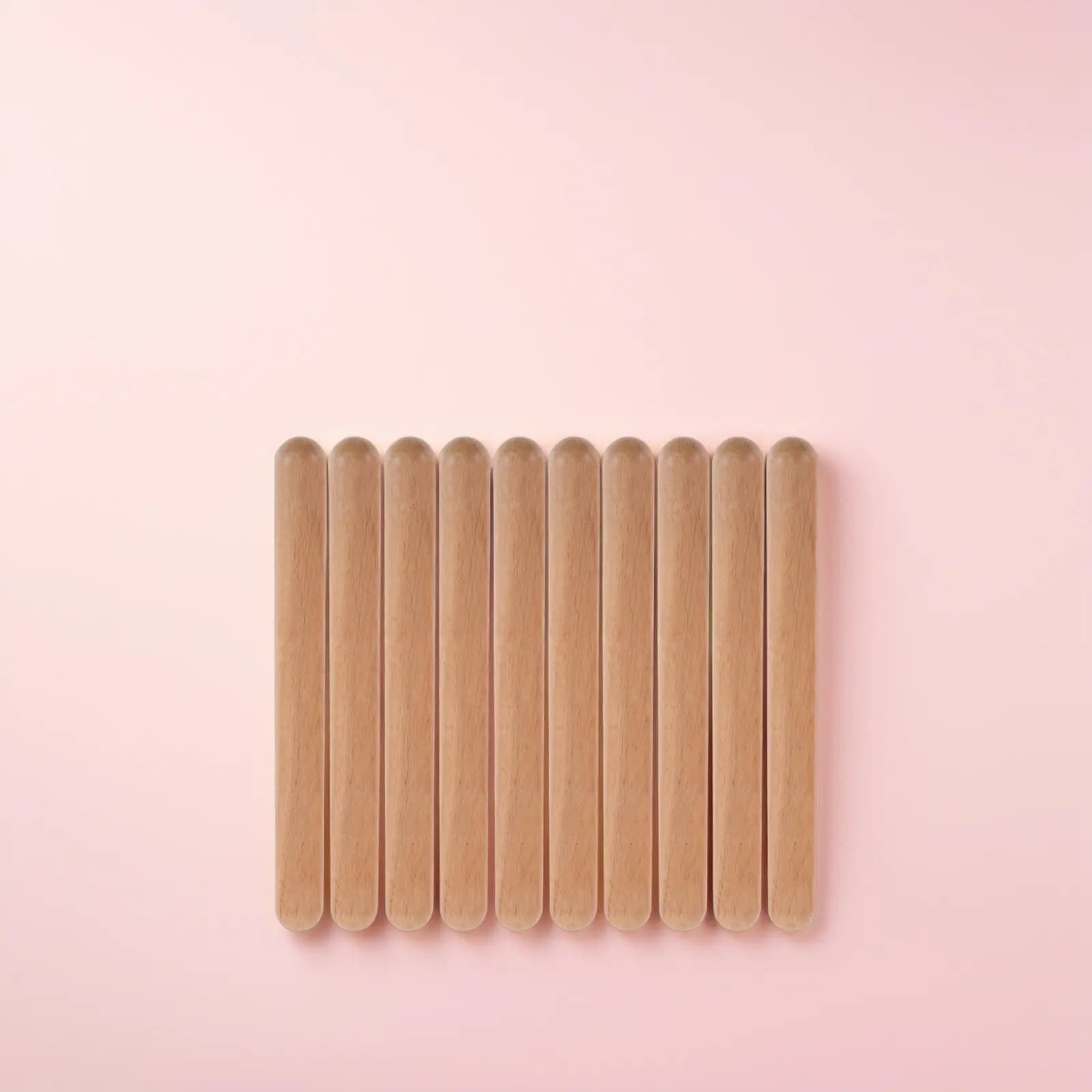 20Pcs Wooden Rhythm Sticks Musical Percussion Instrument for Children Early Learning Rhythm Foundation Development Natural Wood