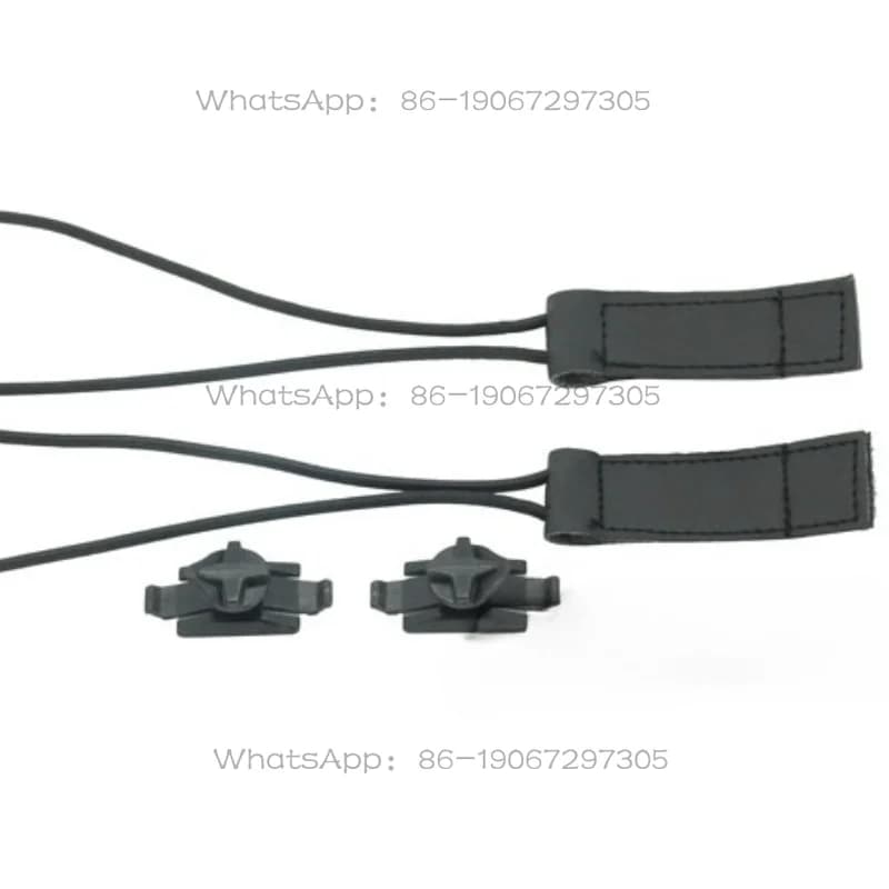Accessori per Esterni, Cinghia Elastica con Velcro, Occhiali, Cavo Ausiliario, Nero/Sabbia TB793