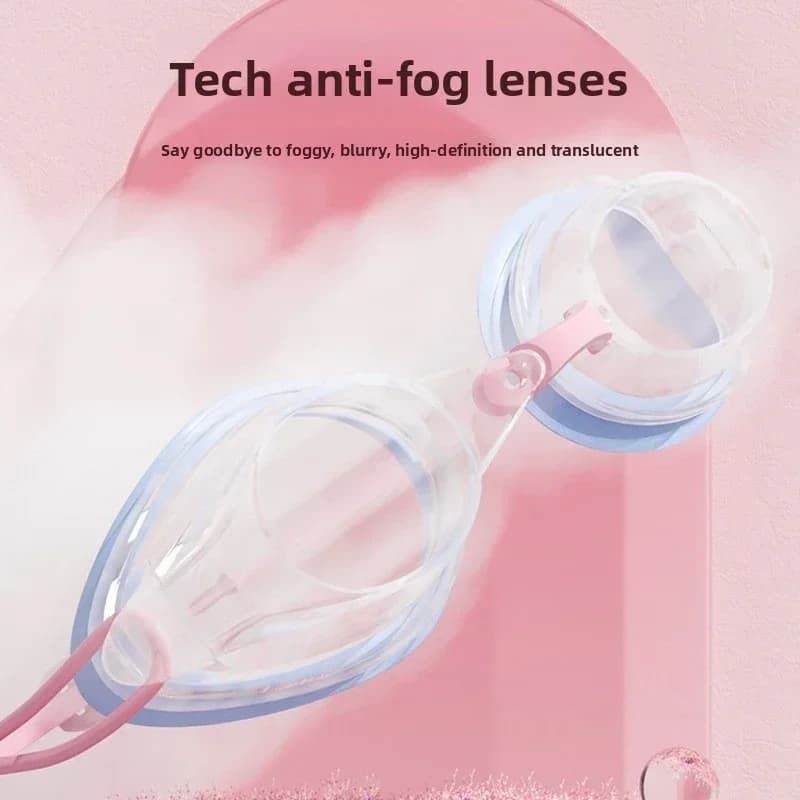 UV anti-fog swimwear, transparent swimming glasses, stagnated swimming glasses for adults, men and women