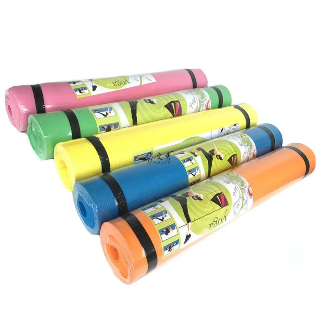 Pilates and Yoga Mat Thick EVA Material Anti-slip with Sponge pad for Training and Travel