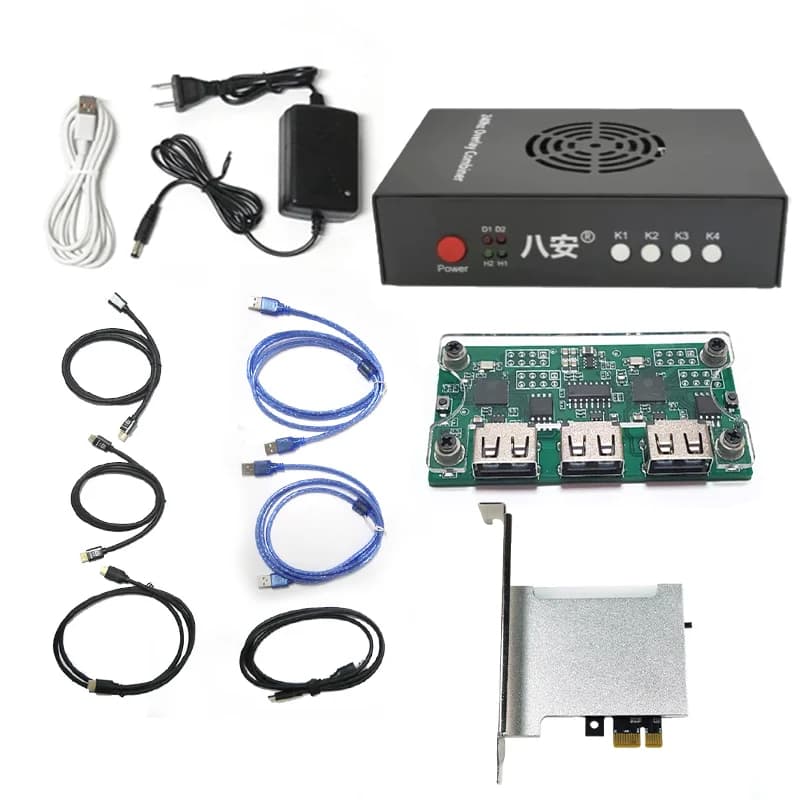 Kit DMA Bundle DMA 75t MAKCU BAAN HDMI Display Fuser Video Blender con Scheda DMA per Accesso Diretto alla Memoria e Processore Video DMA