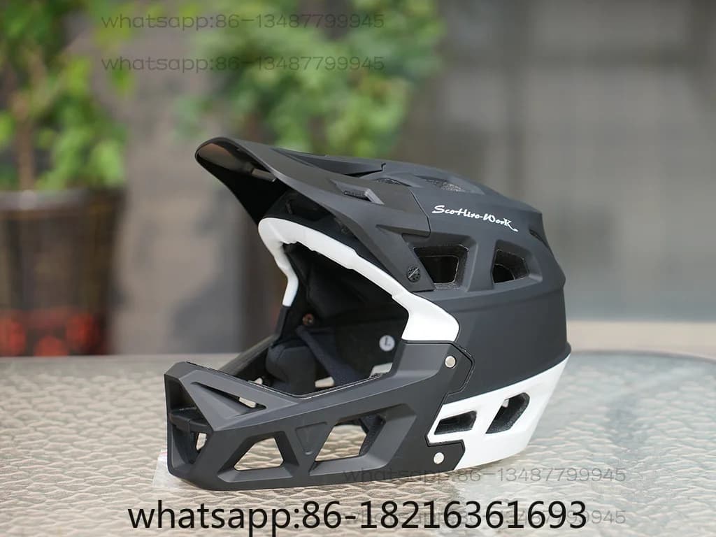 Casco integrale da mountain bike Scorpio per cross-country, foresta, moto, bambini, DH downhill, Light Bee AM