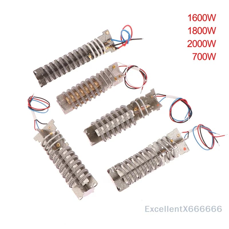 Asciugacapelli universale ad aria calda Accessori per saldatura in plastica Nucleo di riscaldamento del calore Innovativo 700W 1600W 1800W 2000W