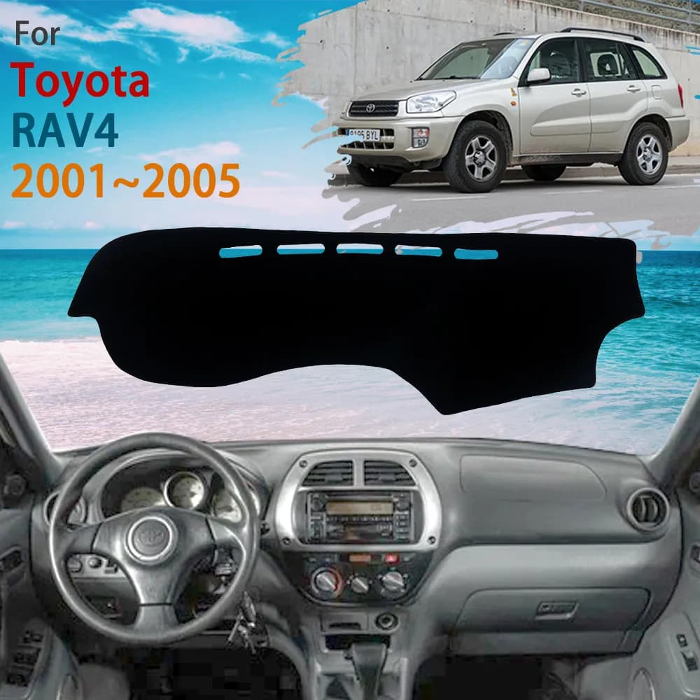 Per Toyota RAV4 XA20 MK2 2th 2Gen 2001 ~ 2005 2002 2003 Cruscotto Tappeto Copertura Dash Zerbino Protettivo Evitare Luce Tappeto Adesivi Per Auto