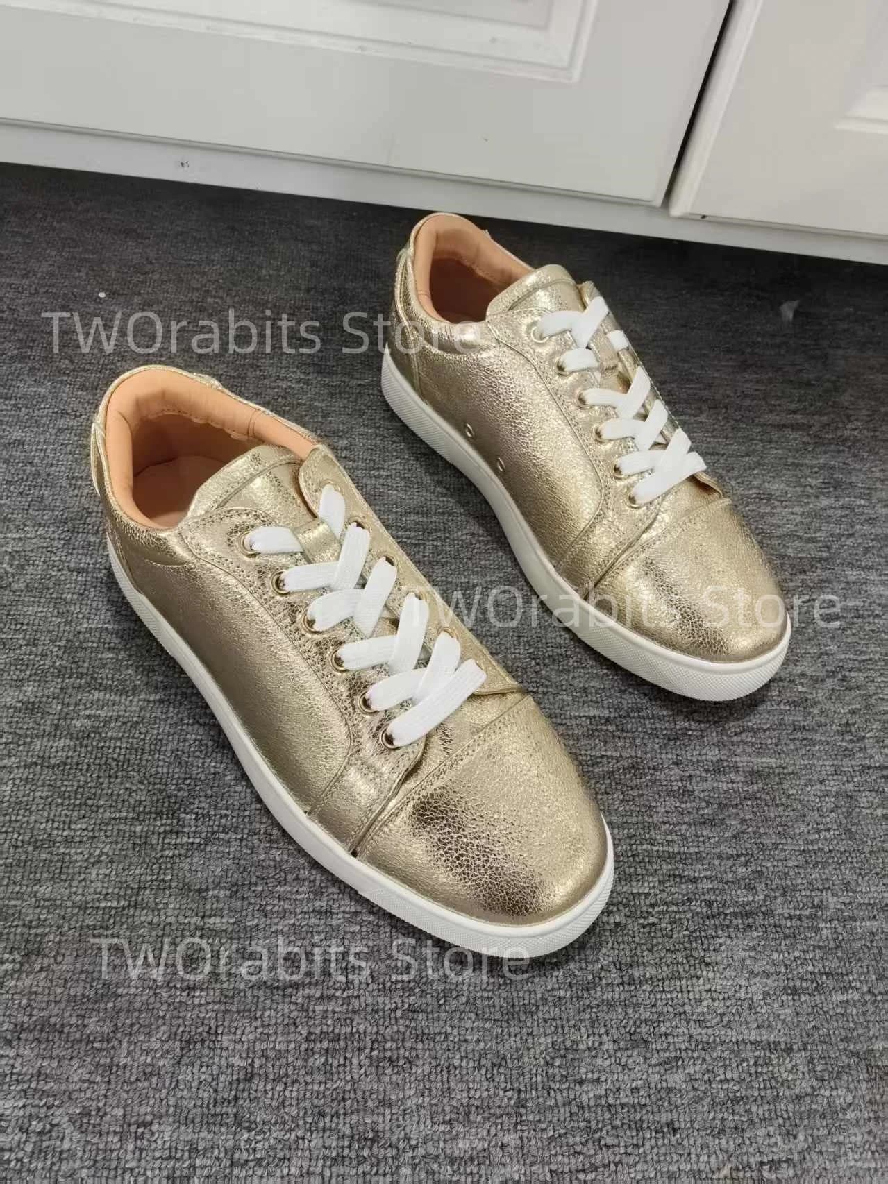 Scarpe da corsa Zapatos De Mujer Scarpe da uomo dorate Scarpe da basket firmate Sneaker con lacci Comodo Tenis Masculino Zapatos morbidi Sport