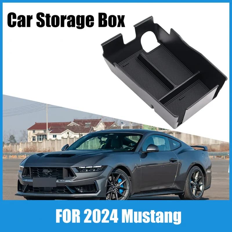 Adatto per 2024 Mustang scatola bracciolo di controllo centrale scatola di immagazzinaggio scatola di immagazzinaggio scatola di immagazzinaggio forniture per auto