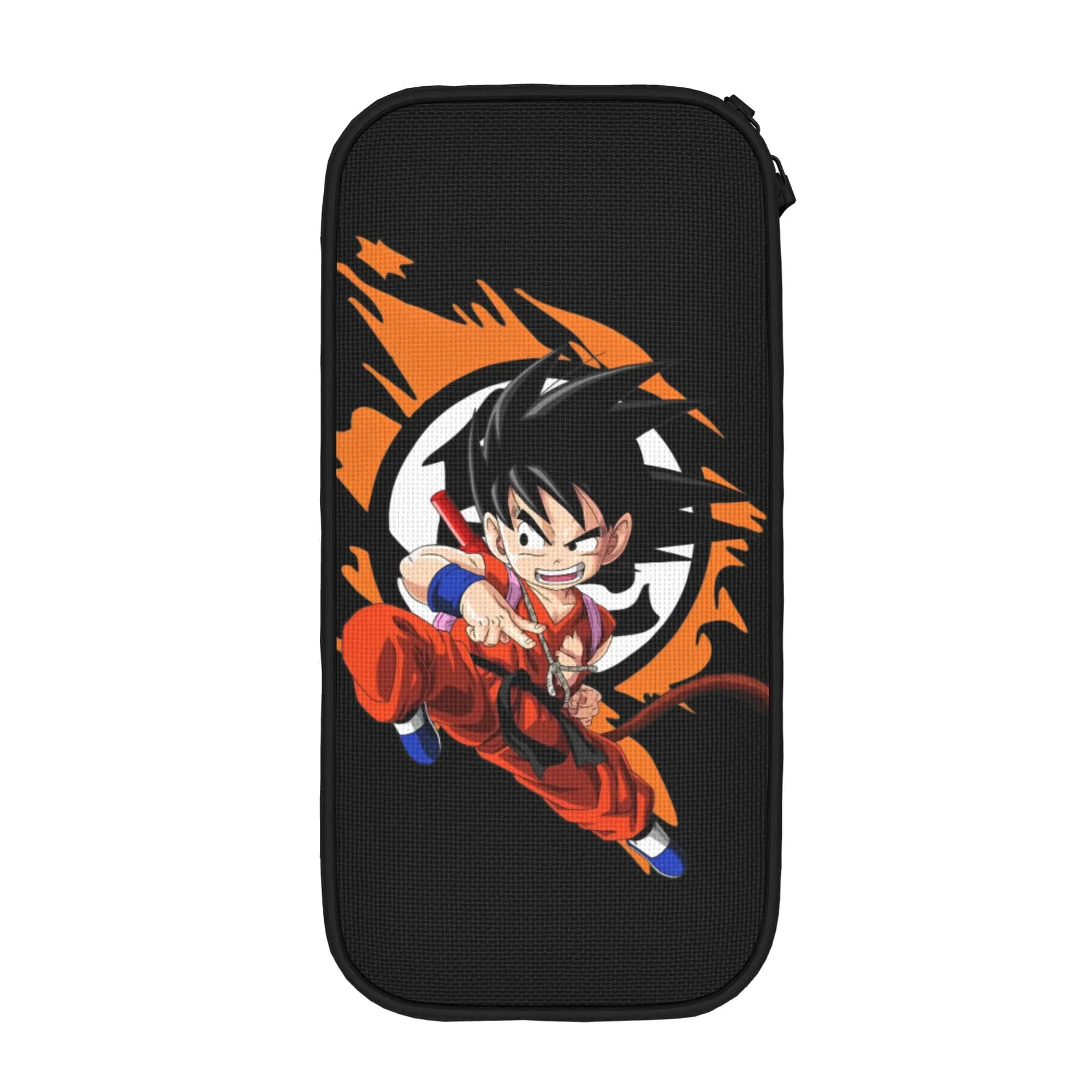 Astuccio Classico per Matite con Logo Kid Goku Jump Kick DBZ, Borsa Portapenne Grande per Studenti, Astuccio Scolastico per Cosmetici