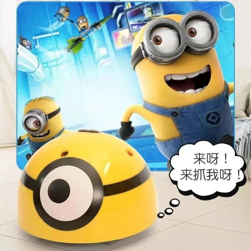 Giocattolo Interattivo Animato dei Minions di Despicable Me, Bambola Cartoon con Sensore, Giocattolo Intelligente per Auto-Intrattenimento, Vendita all'Ingrosso