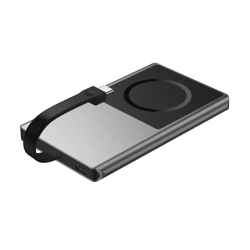 SSD Esterno Magnetico Portatile da 1TB per iPhone 15 Series, iPad, Android, MacBook, Backup di Foto, Video e File