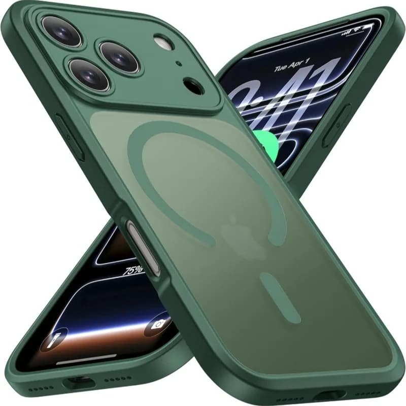Luxury Frosted Phone Case For iPhone 18 Pro Max 18 Pro 16 15 14 13 12 11 17 Pro Max For Magsafe Matte Transparent Magnetic Cover