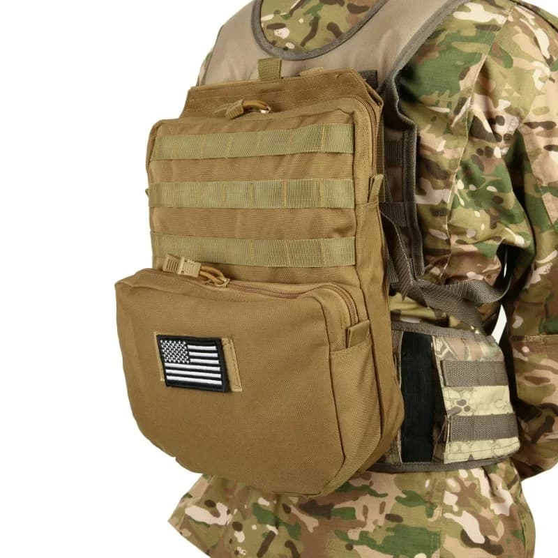 Combat Hydration Pouch Waterproof Water Bladder Carrier Pack Modular Webbing Hunting Backpack Outdoor Sports Bag