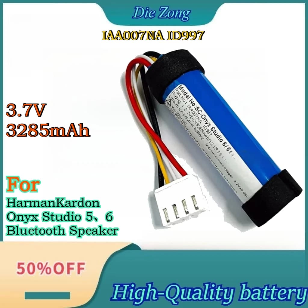 New 3.7V 3285mAh High-capacity Battery for Harman Kardon Onyx Studio5/6 Bluetooth Speakers with Free Worldwide Shipping