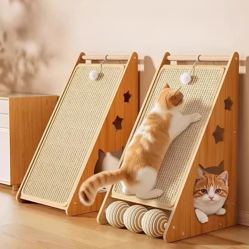 1 tappetino antigraffio in juta resistente, adesivo invisibile magico, materiale in sisal resistente, regalo di Natale per il tuo gatto.