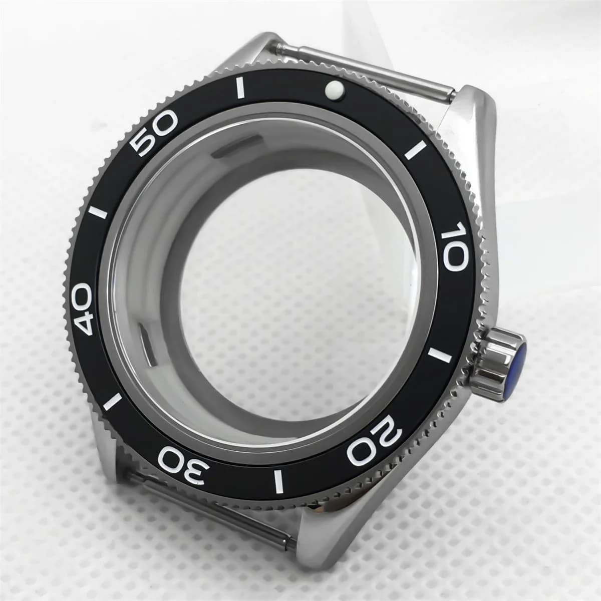 BLIGER 41.5mm cassa in acciaio inox lunetta in ceramica vetro zaffiro con NH35 36 NH34 ETA2824 PT5000 movimento sostituzione dell'orologio parti