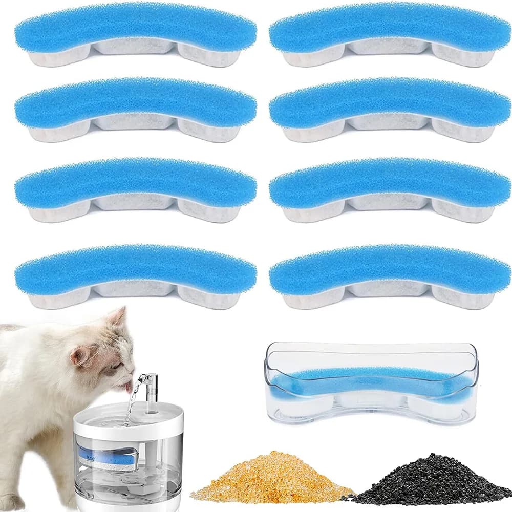 Filtri di ricambio per fontana per cani e gatti Filtri sostituiti a carbone attivo Dispenser per gatti Accessori per elementi filtranti WF060
