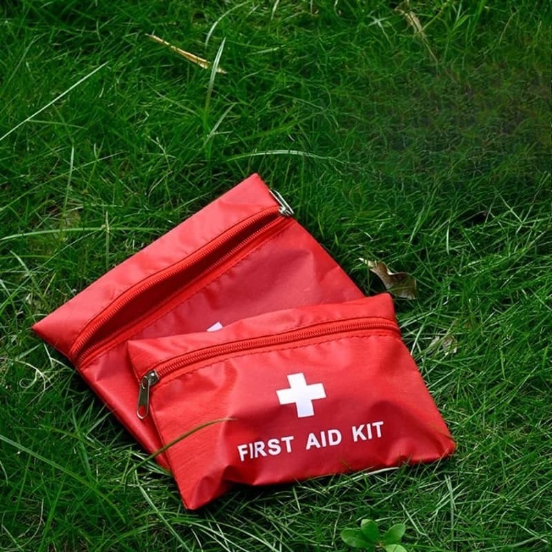 Kit di pronto soccorso medico per esterni Borsa per medicinali piccola medica Borsa di emergenza per uso domestico Borsa di stoccaggio portatile per auto Borsa vuota