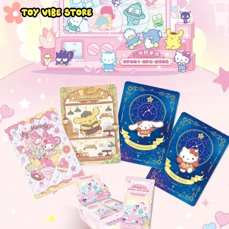 Kayou autentico biglietto da collezione di cartoni animati Sanrio compleanno per bambini regali divertenti bella stella dolce tema frutta giocattoli creativi di carte