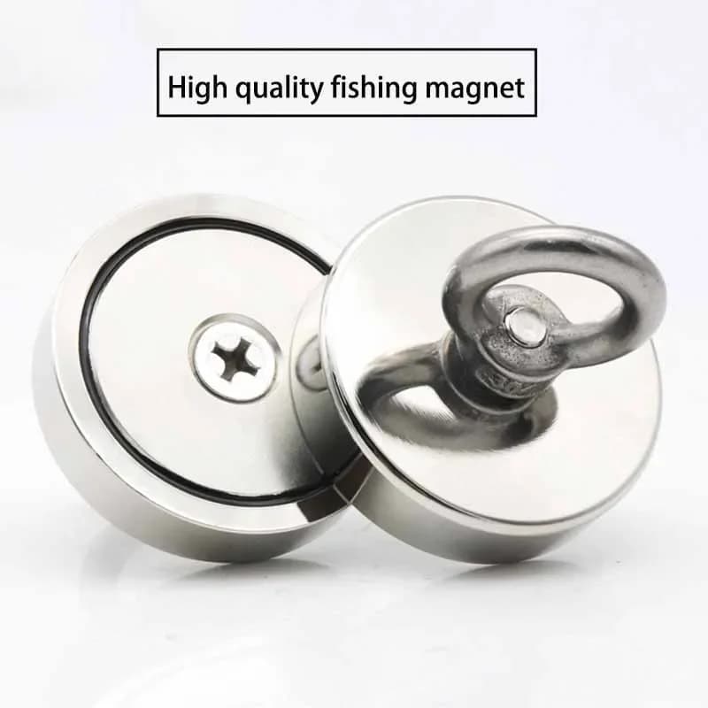 N48 Salvataggio Pesca D48 D55 D60 Magneti di aspirazione Gancio a tazza Heavy Duty Foro svasato Cattura CoinRiver Pick Up Treasure