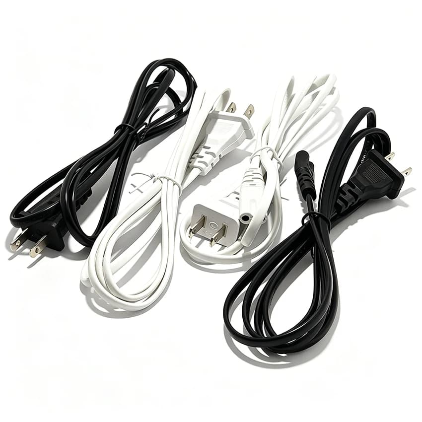 EU Power Cable 2pin IEC320 C7 US Power Extension Cord For Dell Laptop Charger Canon Epson Printer Radio Speaker PS4 XBOX