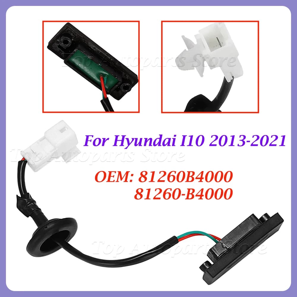 81260 b4000 per Hyundai I10 13-21 auto porta posteriore tronco interruttore maniglia di rilascio del bagagliaio interruttore portellone pulsante aperto 81260-B4000