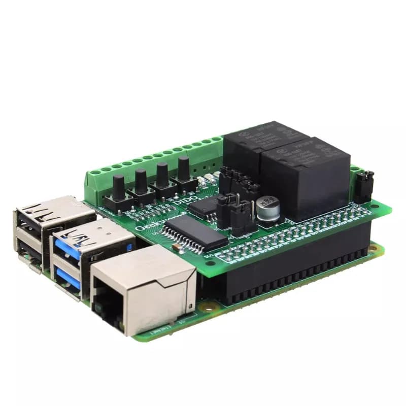 Per Raspberry Pi 5/4/3 B + Scheda di espansione digitale I/O digitale DIDO HAT PiFace2