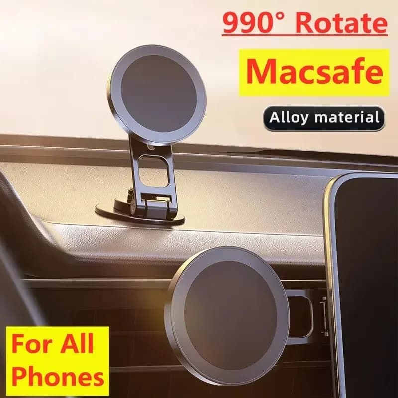 Magnetic Car Phone Holder Stand Magnet Car Mount Support GPS Mobile Bracket in Car For Magsafe iPhone 15 14 13 12 Samsung Xiaomi