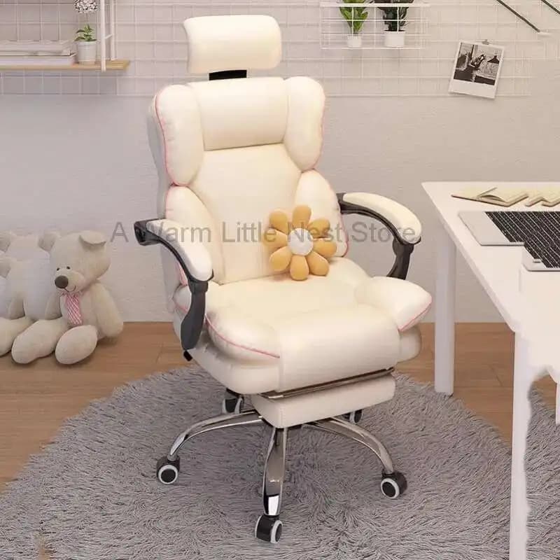Sedia da ufficio da gioco mobile Computer Scrivania da lettura ergonomica Braccio reclinabile girevole Sedia da ufficio Sala da pranzo Cadeira Gamer Mobili per la casa