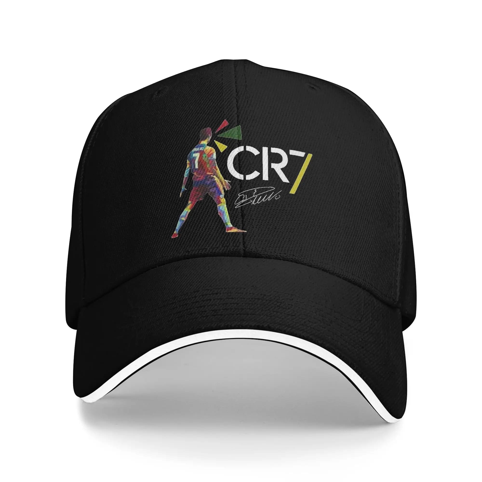 Cappellino da baseball CR7 da uomo e donna, nuovo cappello sportivo da calcio 2026, cappello da golf primaverile regolabile