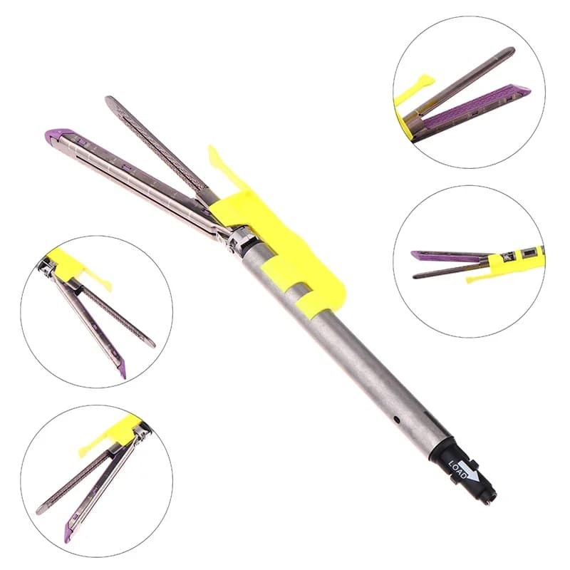 Set di strumenti chirurgici laparoscopici monouso Cucitrici lineari endoscopiche Cucitrici con impugnatura Attrezzatura chirurgica