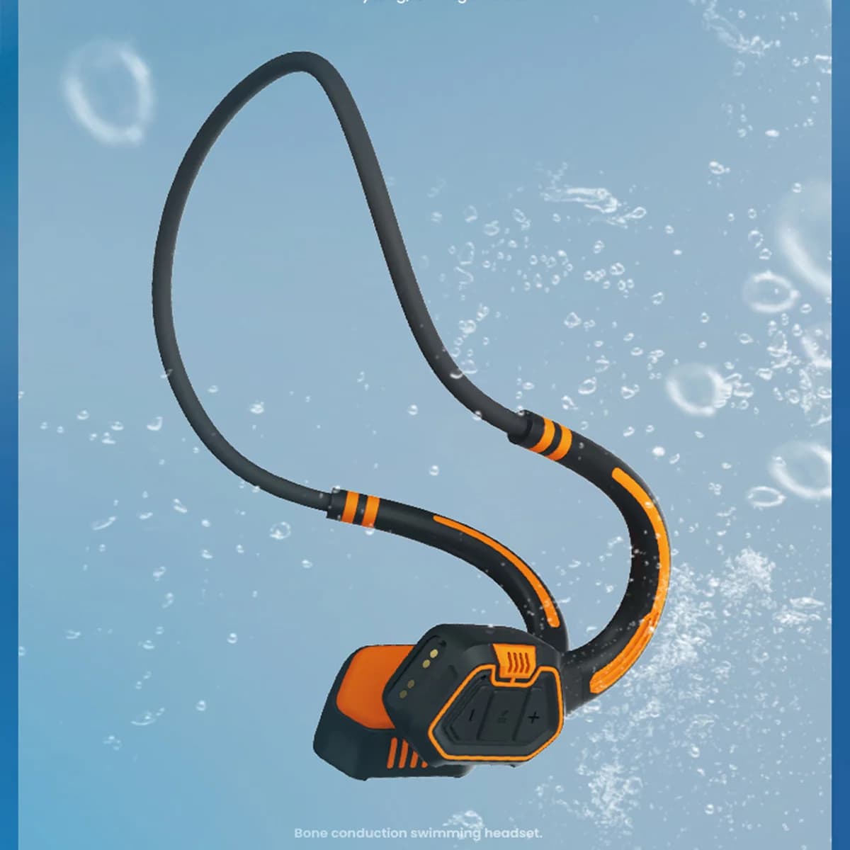 IP68 swim caps New bony headphones AS9 Hair band Wireless stereo earphones 16GB Bluetooth