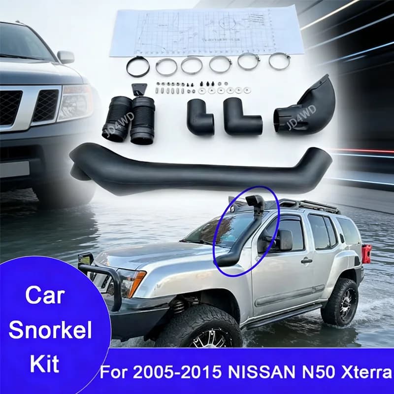 Snorkel Car Kit, Accessories for NISSAN Xterra N50 Second Generation 2005-2015, Auto Parts, 4x4 Offroad Breathing Tube