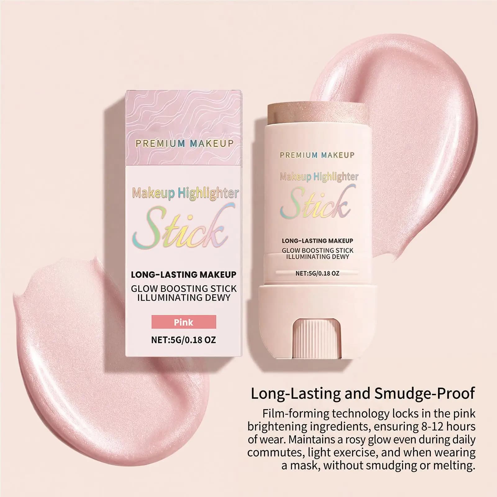 Brightening Highlighter Stick Face Glaze Setting Cosmetics Lasting Highlighter Stick Highlight Corrector Contour Illuminator