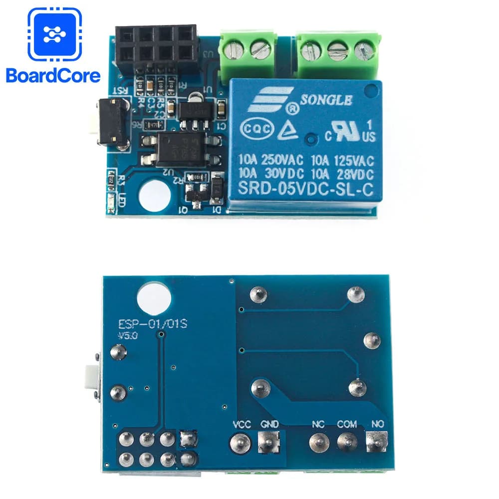 ESP8266 ESP-01S WiFi Relay Module Smart Switch with Relay 10A Smart Spine DIY for Remote Control APP Smart Home