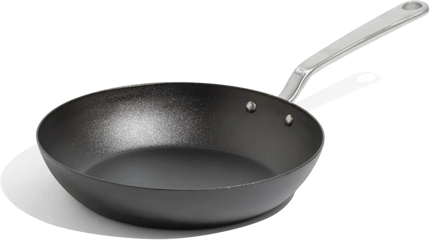 Padella in Acciaio al Carbonio 10 Pollici - Pentola Professionale Pretrattata, Compatibile con l'Induzione, Prodotta in Svezia